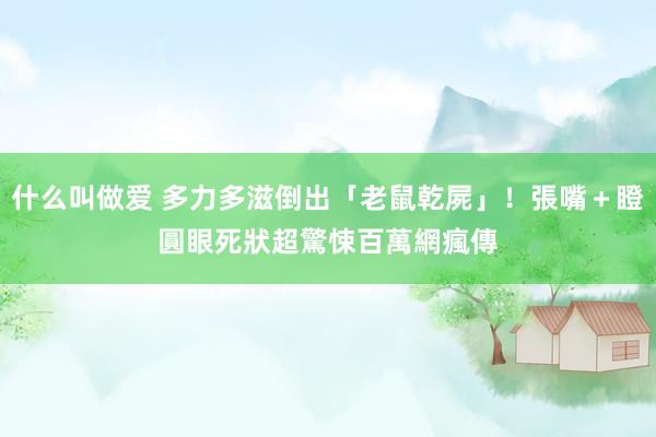 什么叫做爱 多力多滋倒出「老鼠乾屍」！張嘴＋瞪圓眼死狀超驚悚　百萬網瘋傳