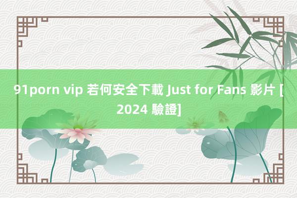 91porn vip 若何安全下載 Just for Fans 影片 [2024 驗證]